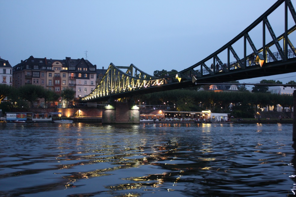 Eiserner Bridge in the evening