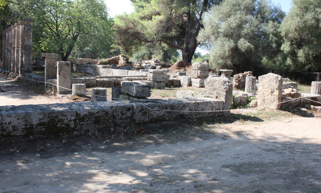 The Palaestra covers quite a large area