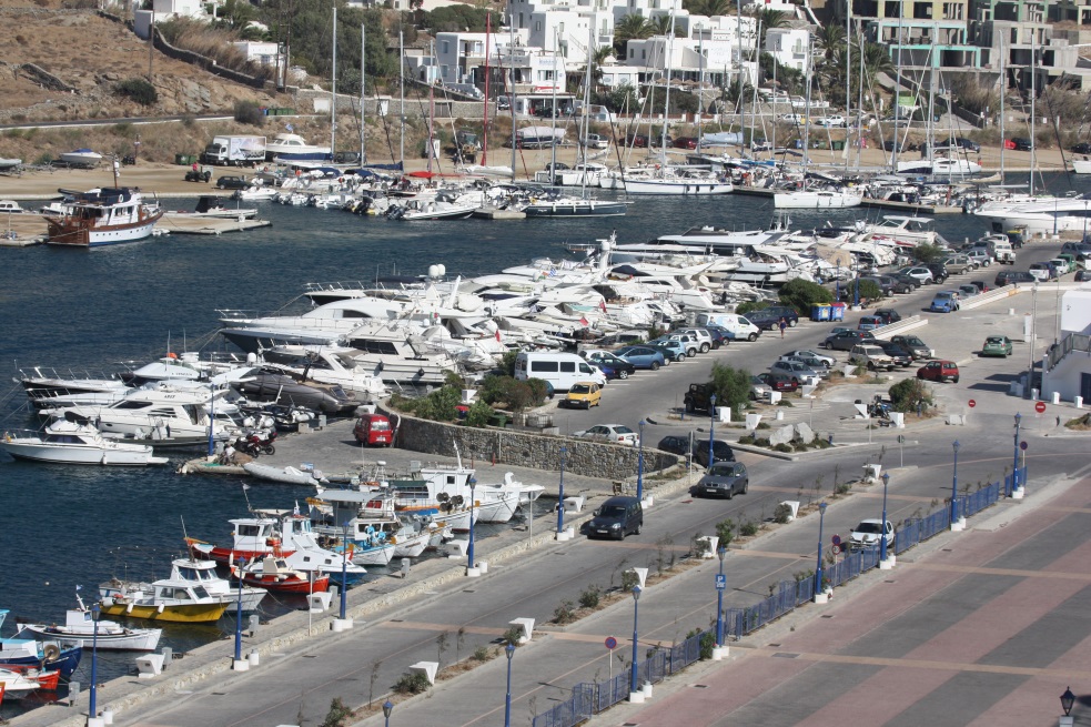 Small boat harbor at the New Port
