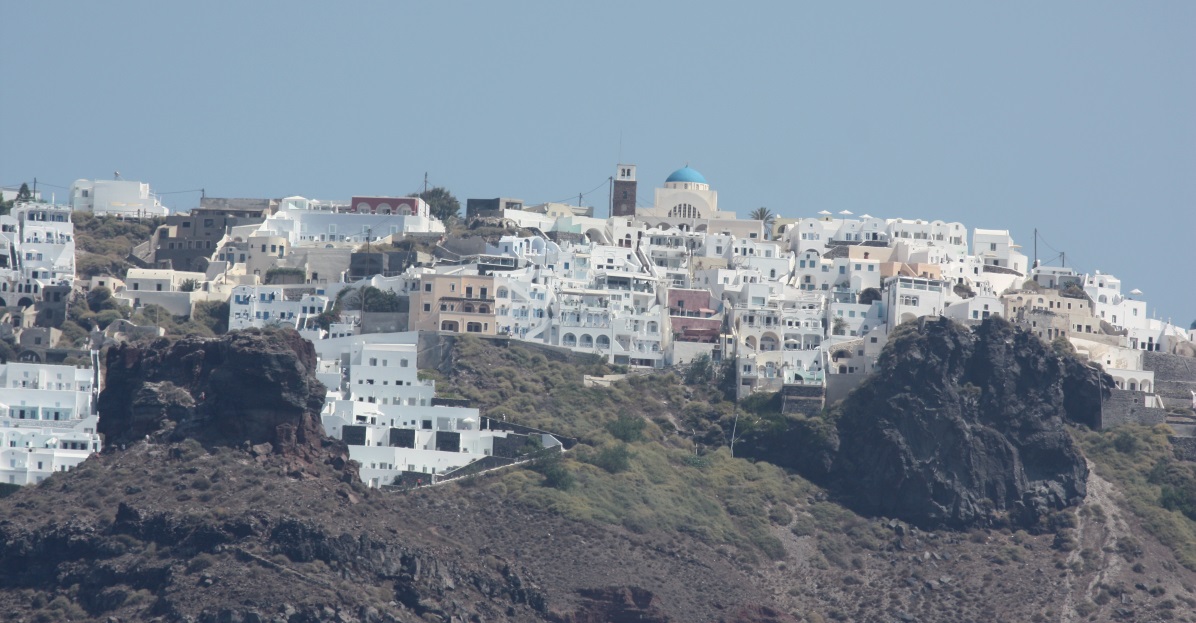 The town of Thera