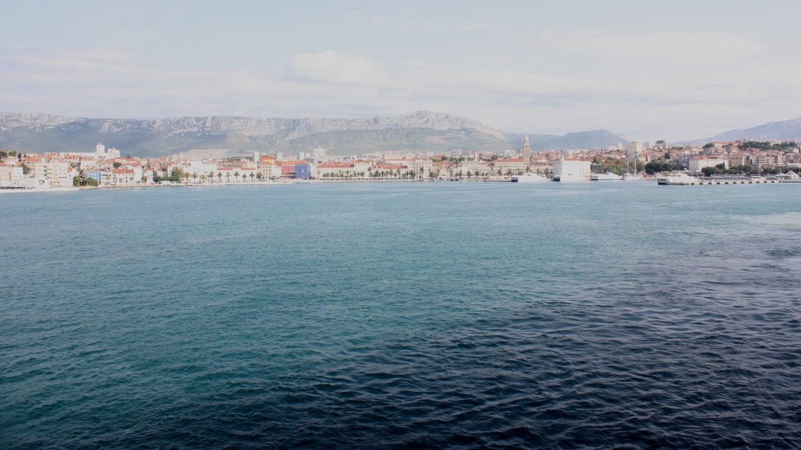 Wider view of the town