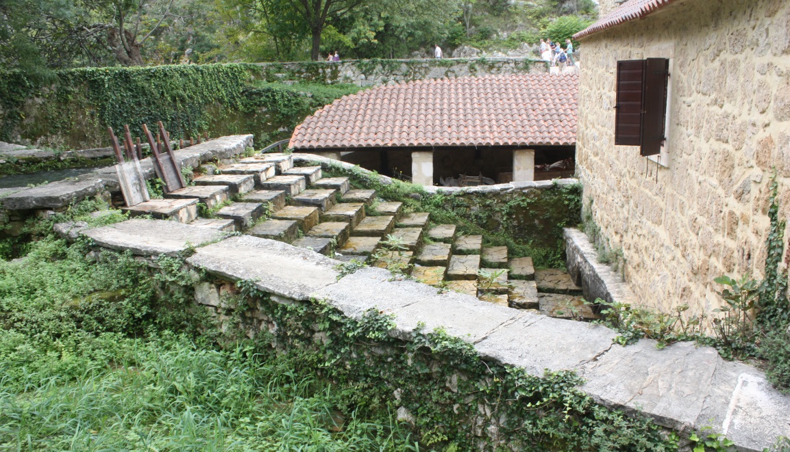Outside the mill