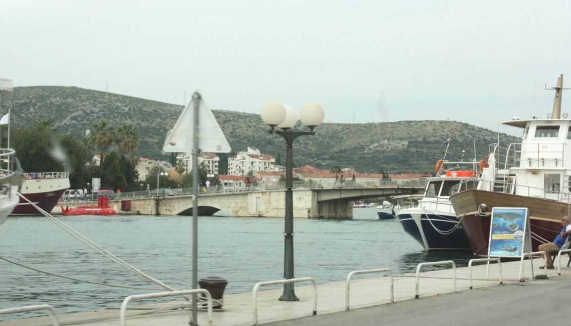 Bridge connecting the Trogir Old Town to the Island of Otok