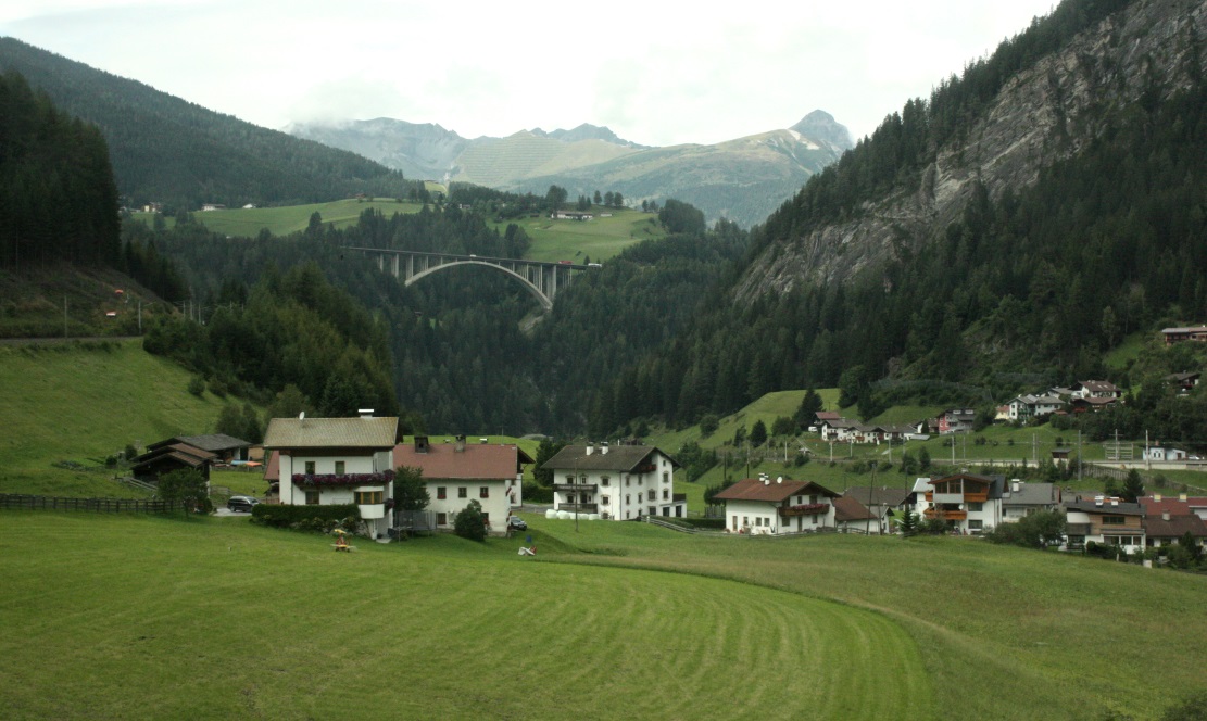 Bridge in Stafflach, Austria