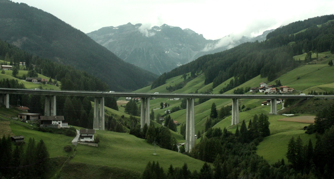 Bridge in Gries am Brenner, Austria