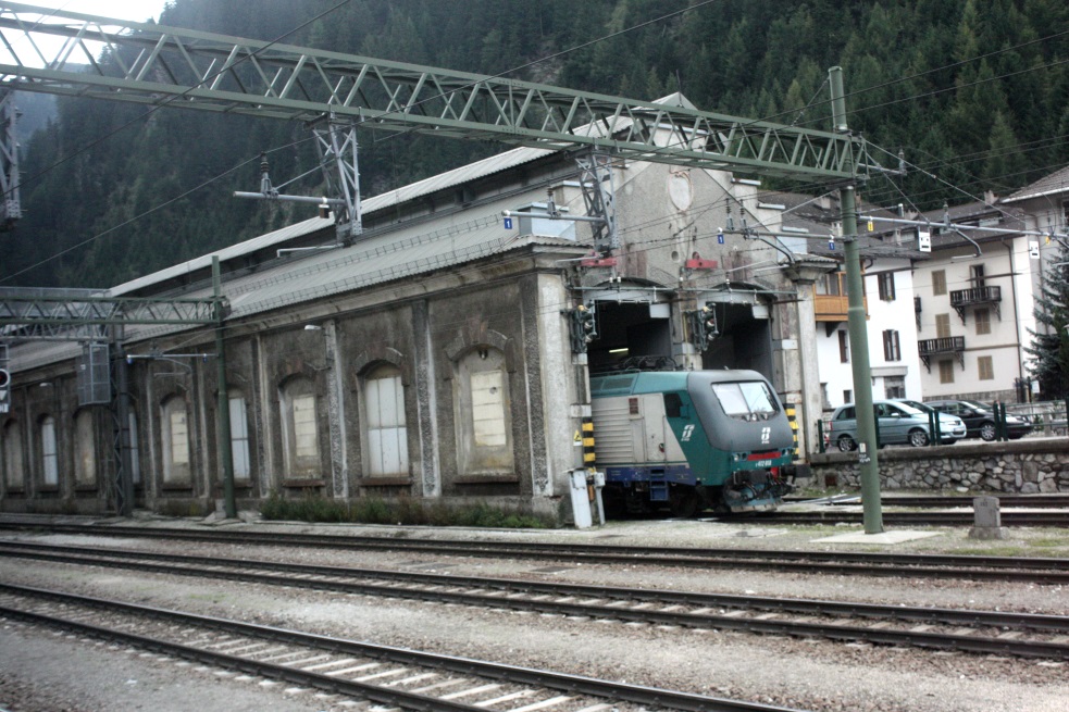 Train station at Brennero, Italy