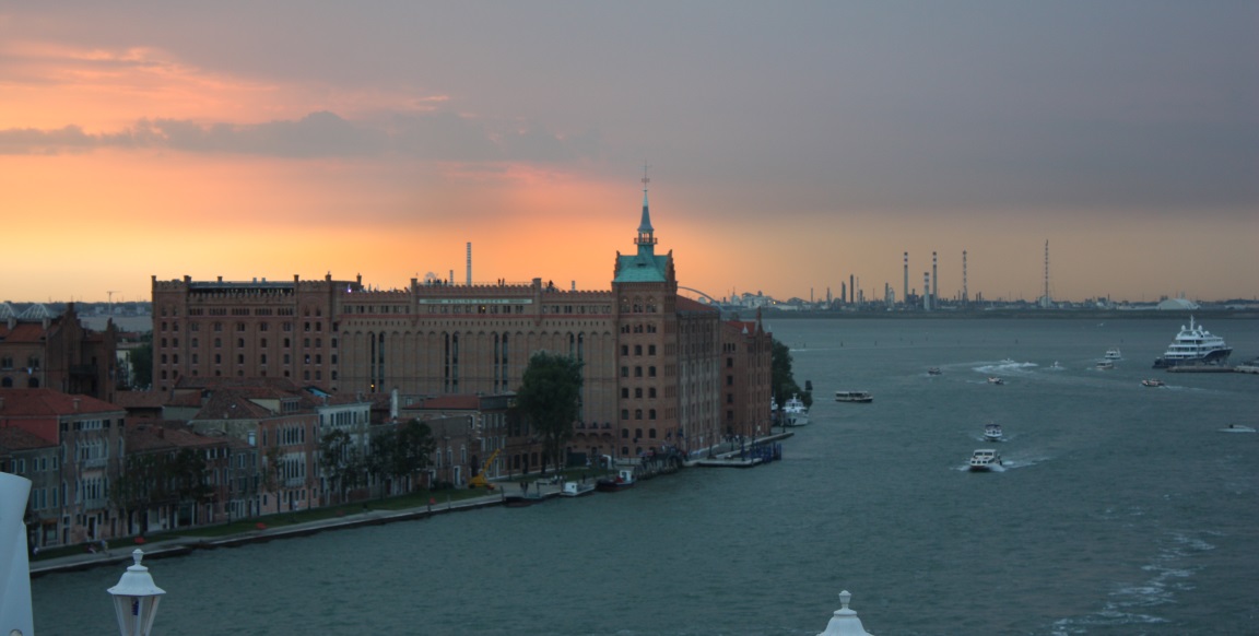 Sunset over Giudecca Island