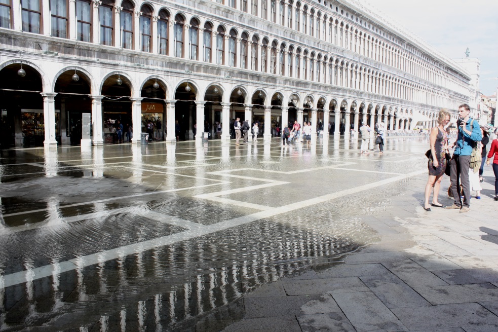 Flooding in Saint Marks Square