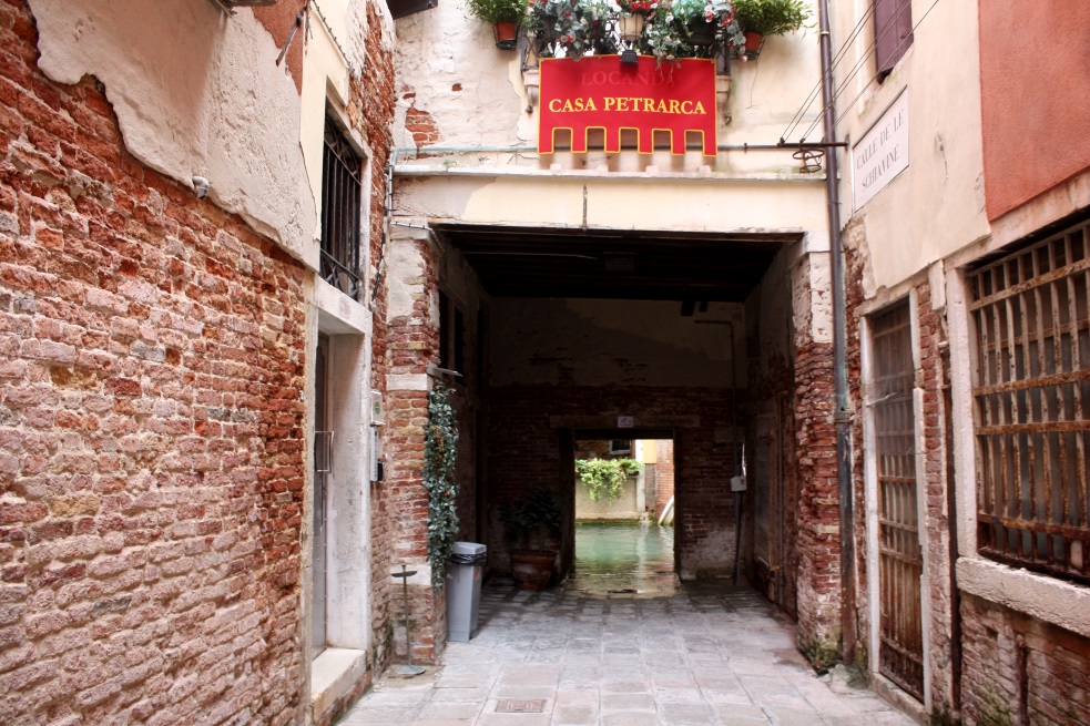 Our hotel was located at the dead end