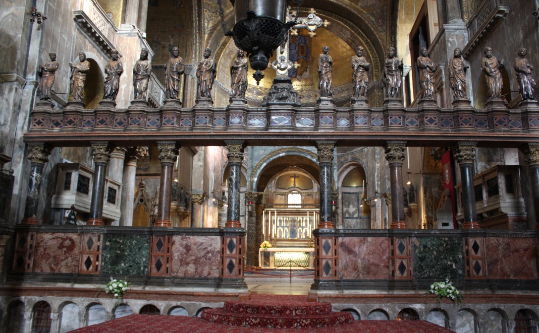 Inside Saint Mark's basilica