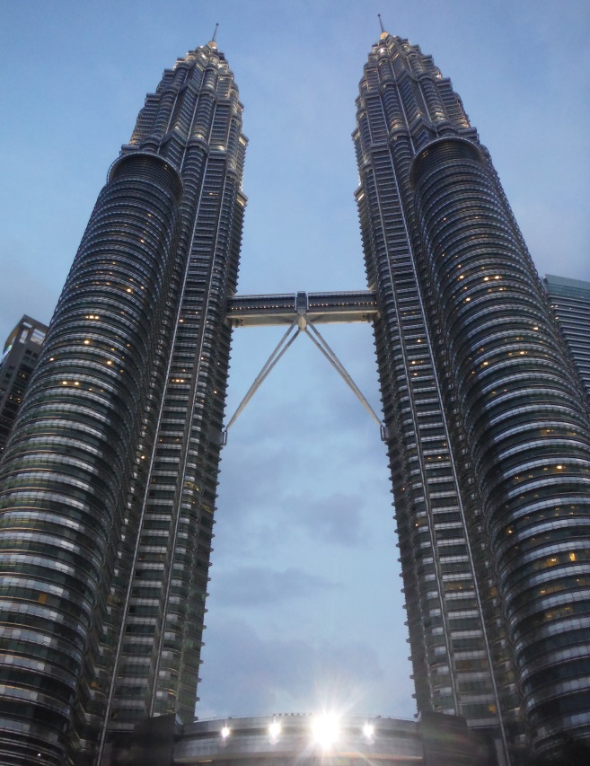 Petronas Towers in the evening