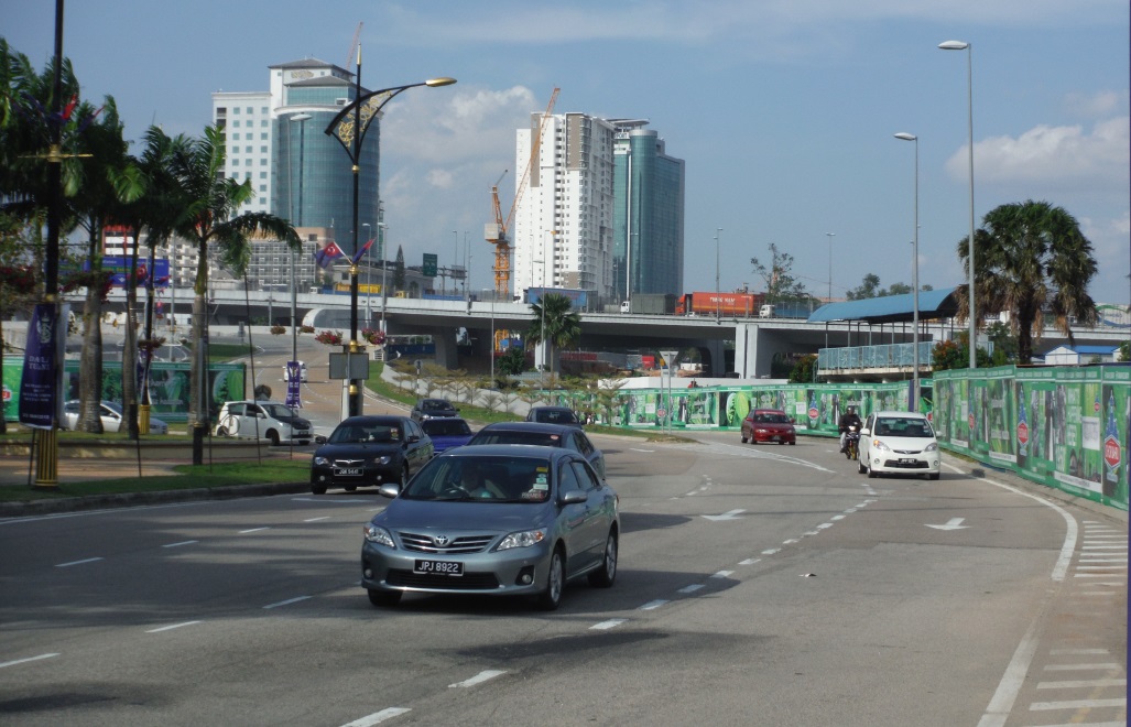 Malaysian side of the causeway