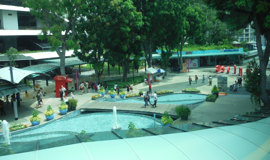 Looking down from the Imbiah Monorail Station