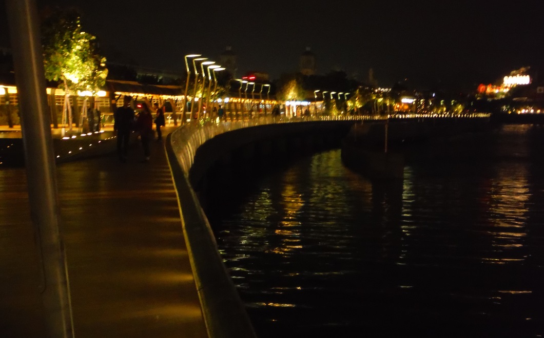 boardwalk connecting Sentosa to Singapore