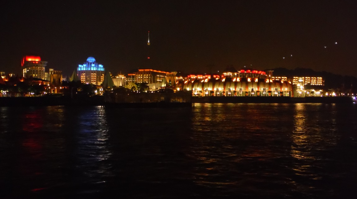 Sentosa hotels at night