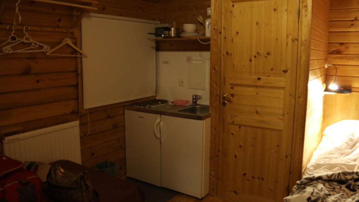 Kitchen in our cabin
