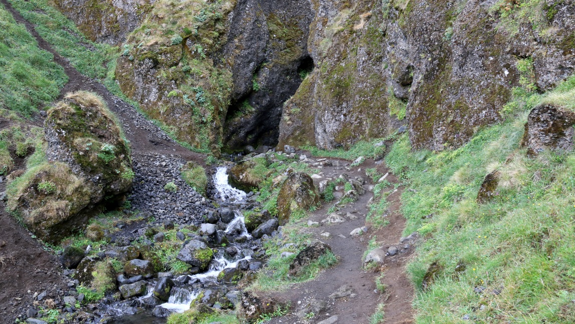 The cave entrance
