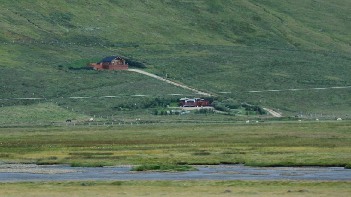 Relatively modern looking farm