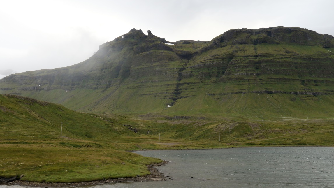 Kv�abryggja Mountain from the East