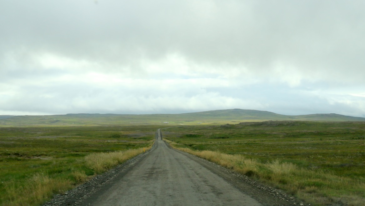 Two miles before the intersection with Route 55