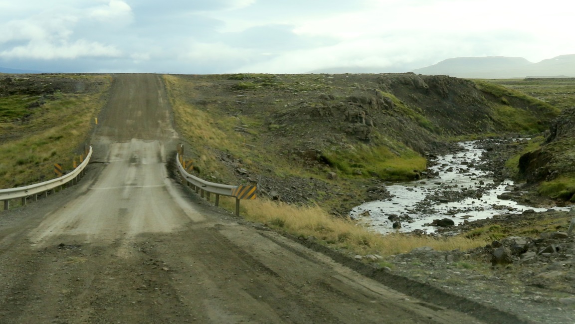 Crossing an unnamed stream