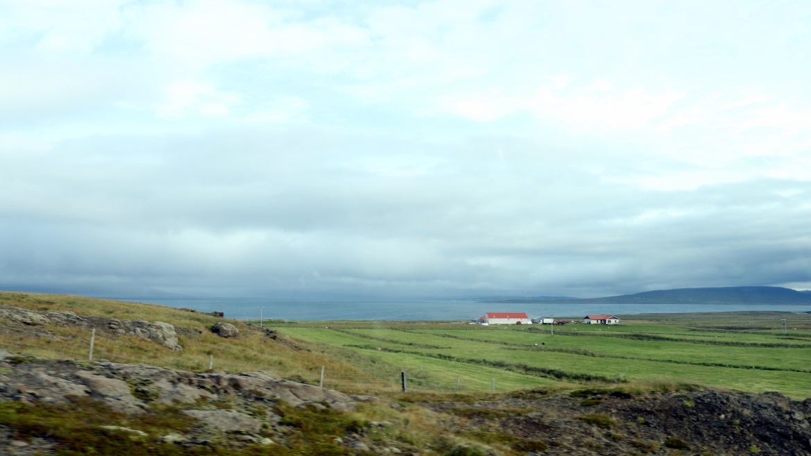 The Dunk�rbakki farm on Hvammsfj�r�ur bay