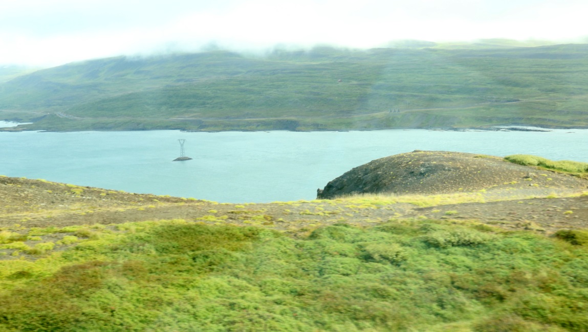 Looking back across the fjord