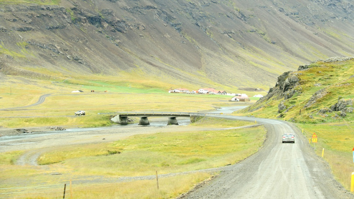 A few houses