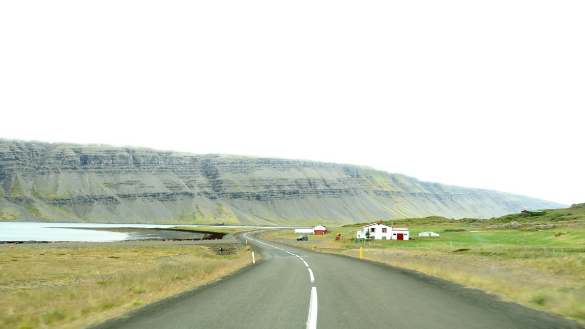Half way down the fjord