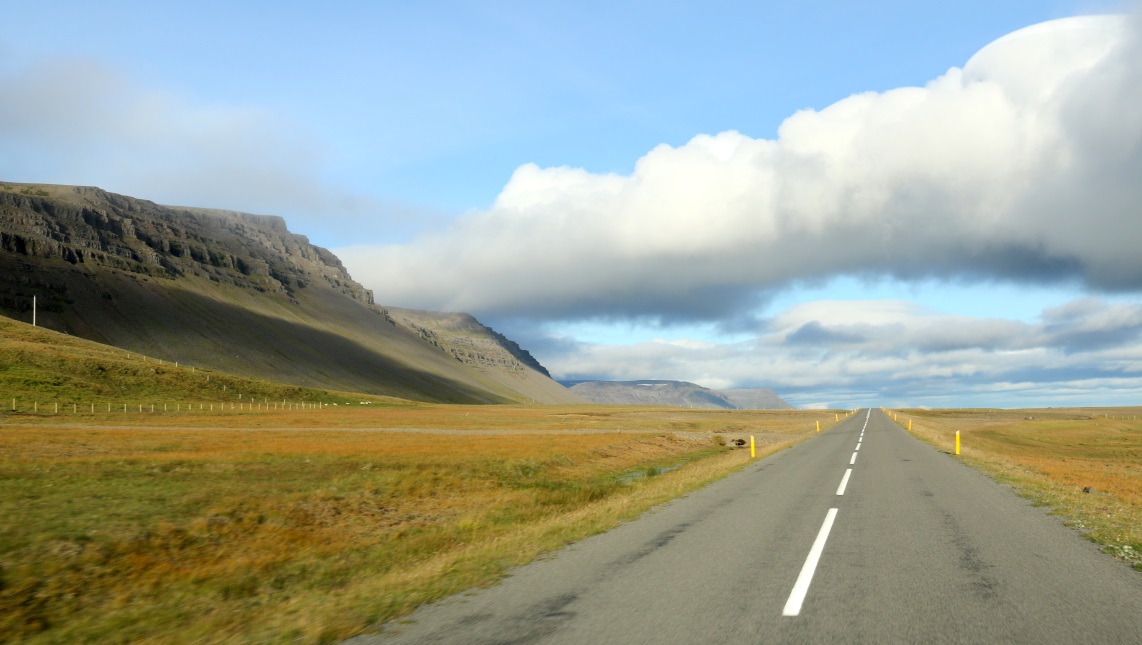 Route 62 reaches Brekkuvellir