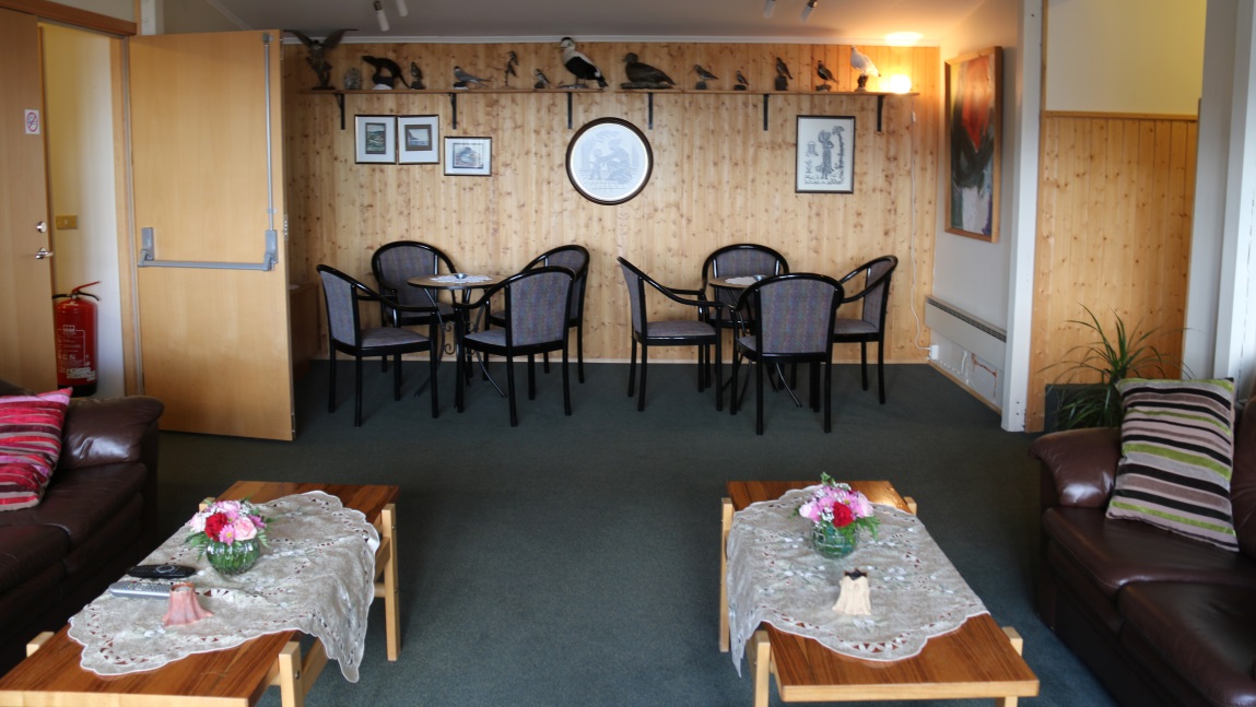 Seating area in the Hotel Fl�kalundur