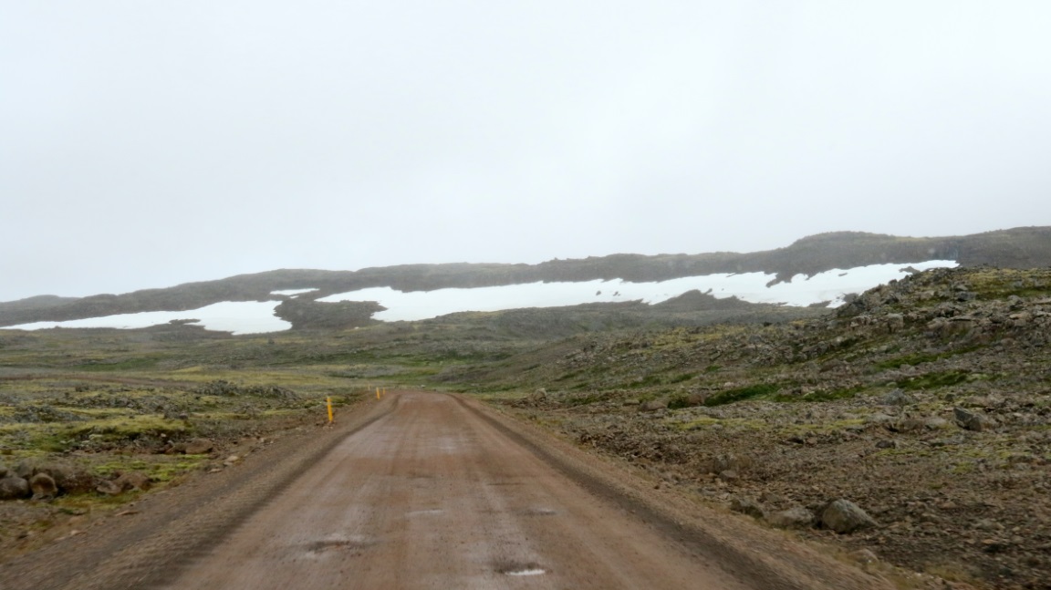 Patches of snow