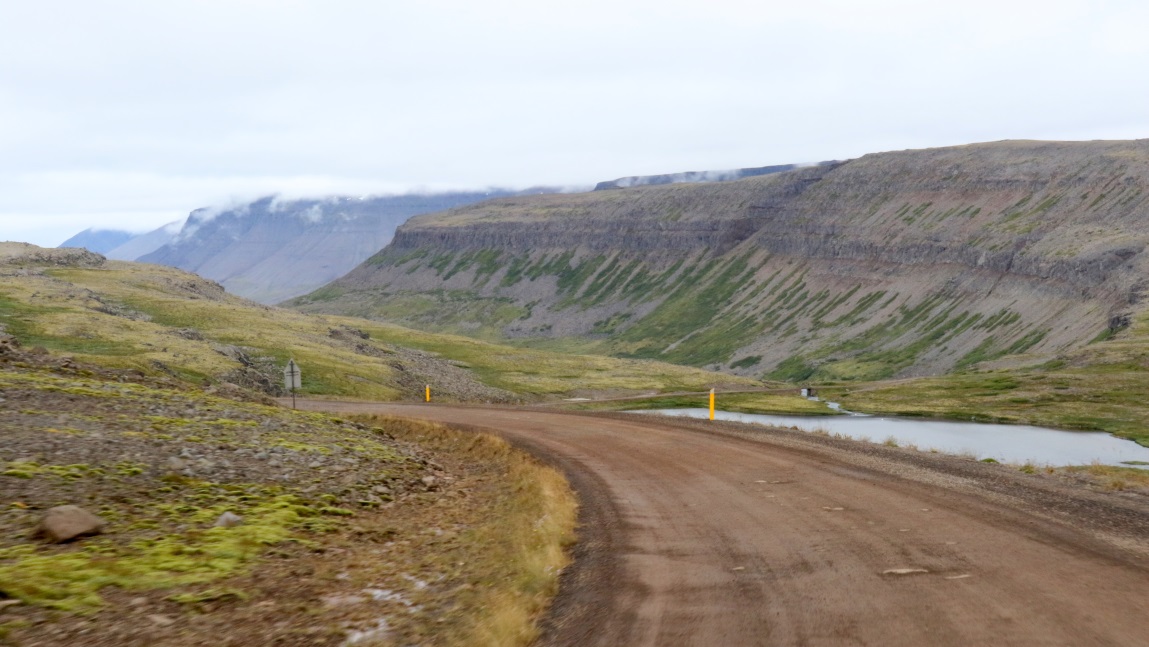 A mile after crossing