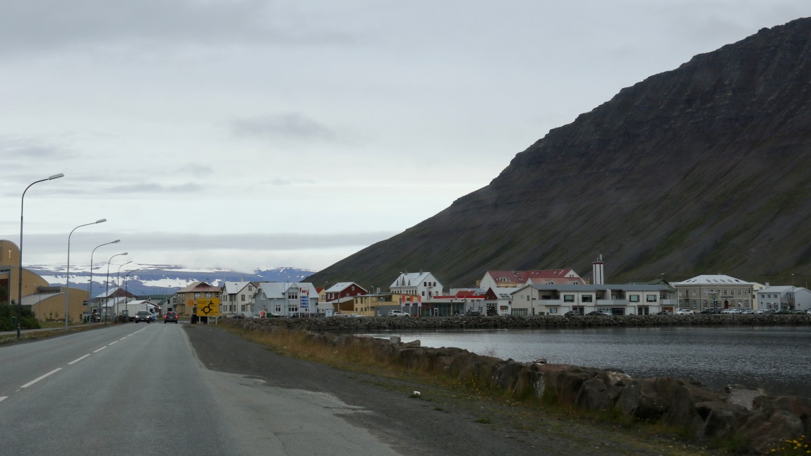 Main section of town