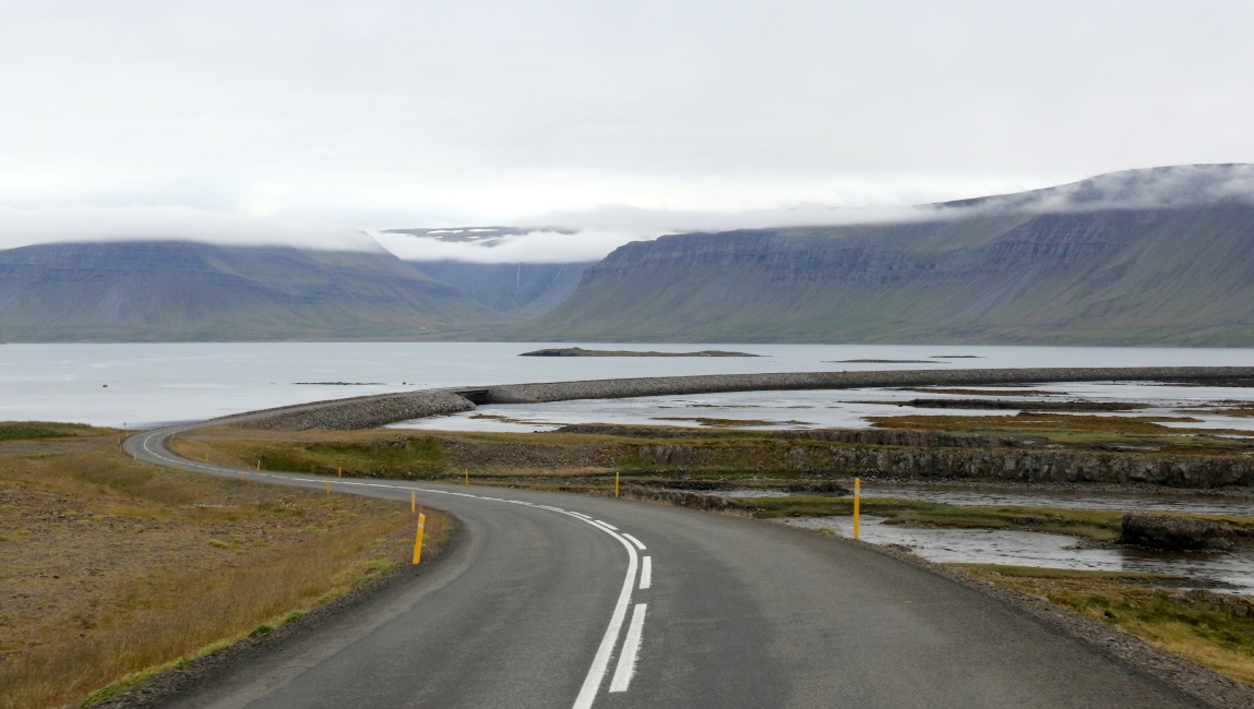 Route 60 crosses Gilsfj�r�ur