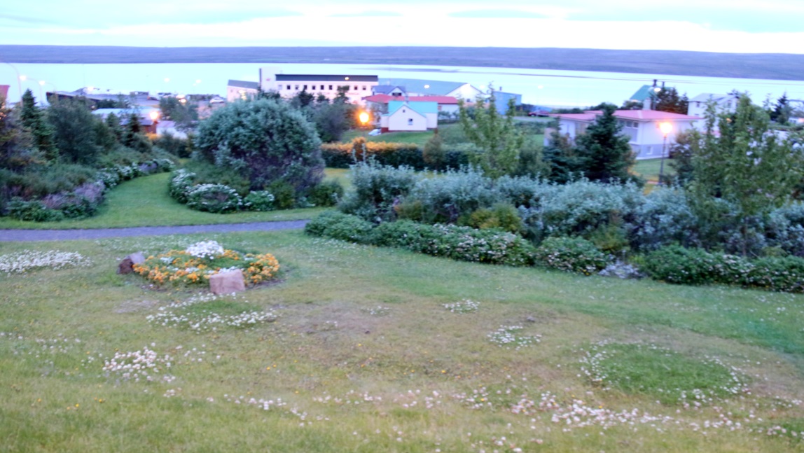 Evening view of Hvammstangi