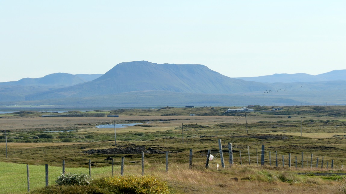 Distant mountains