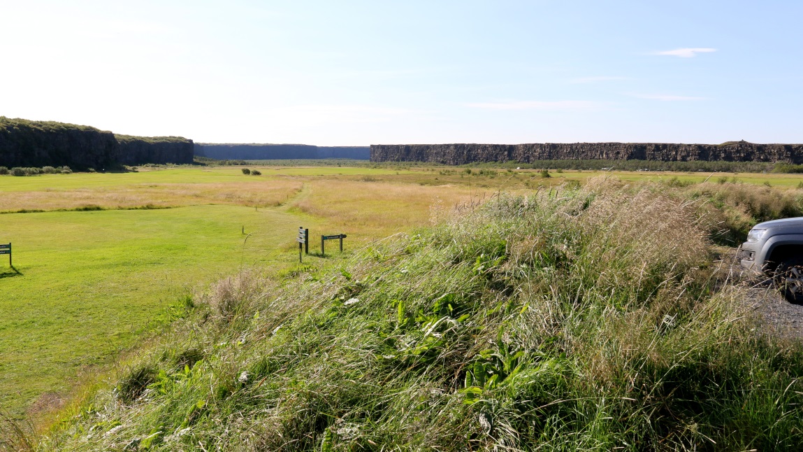 Looking toward the gorge