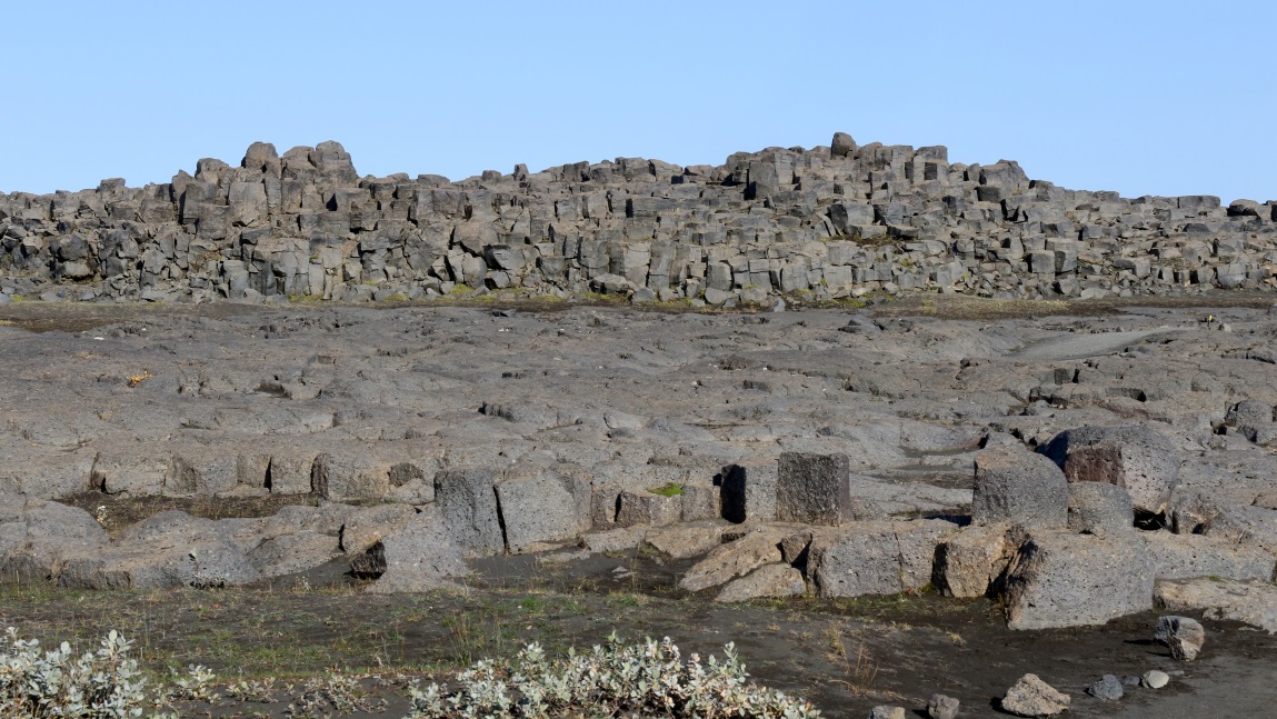 Cube shaped rocks