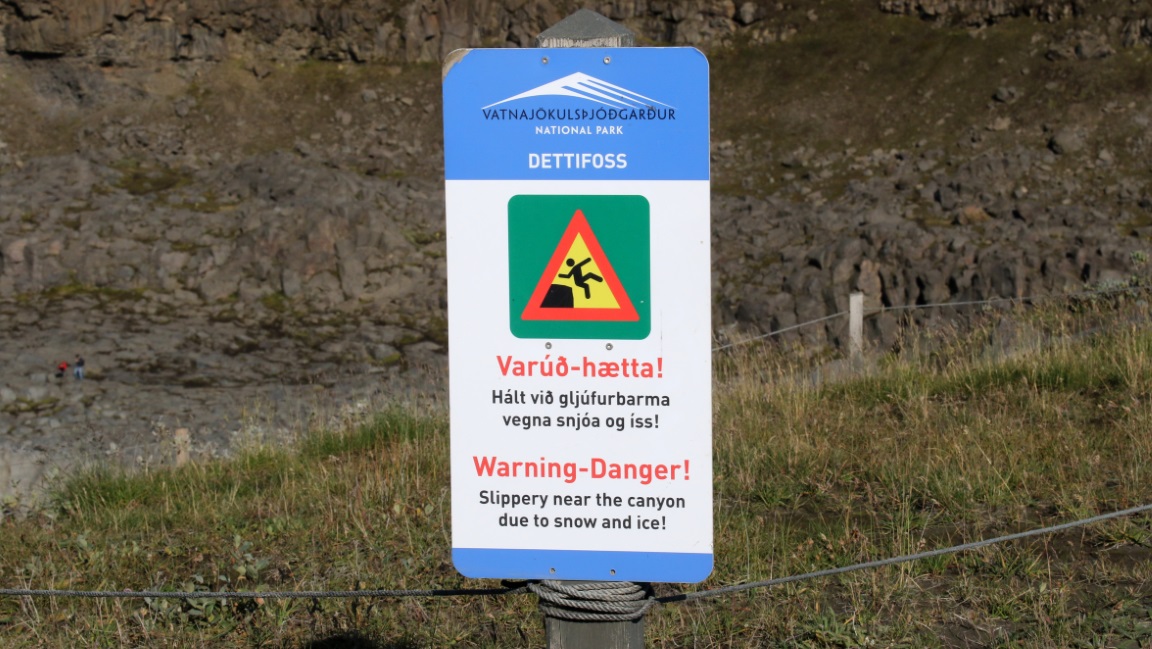 Slippery conditions