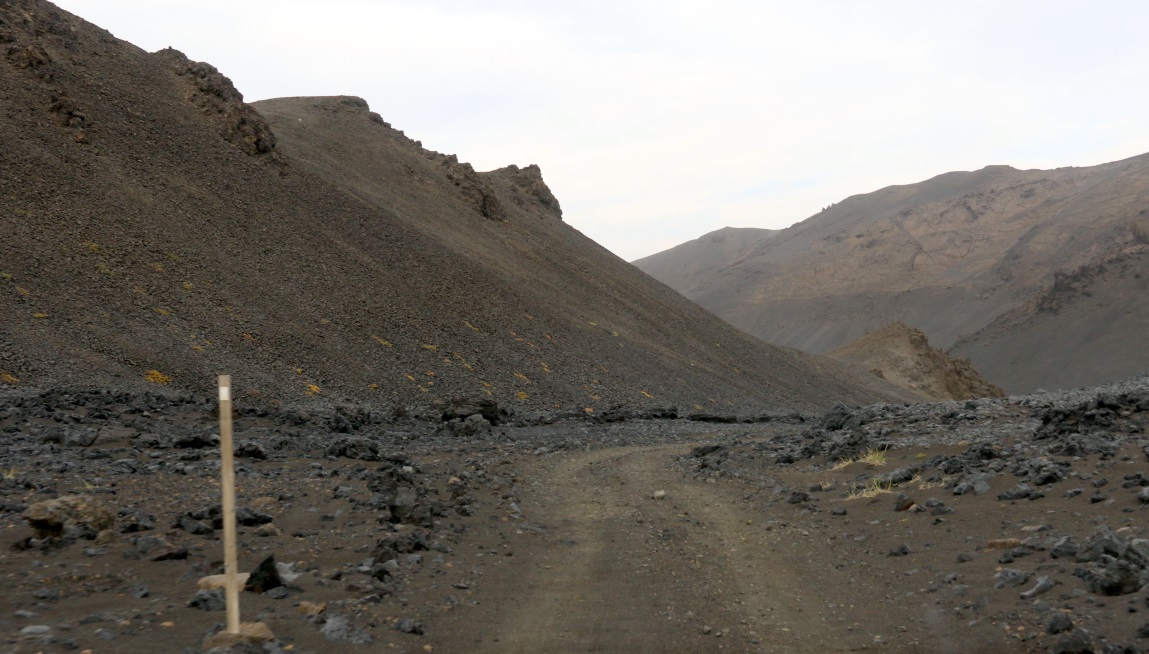 Small hill to the West