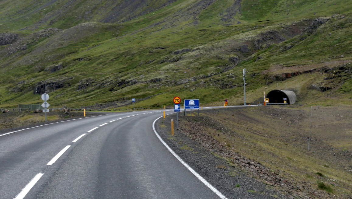 Tunnel entrance ahead