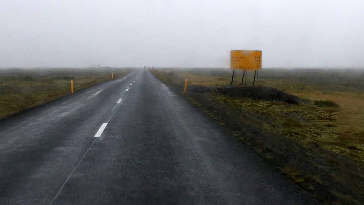 Cased in fog