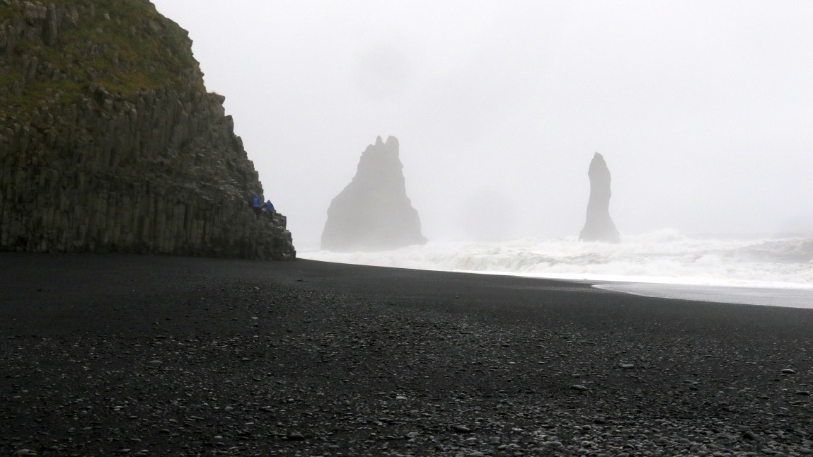Rock formations at Reynisfjara