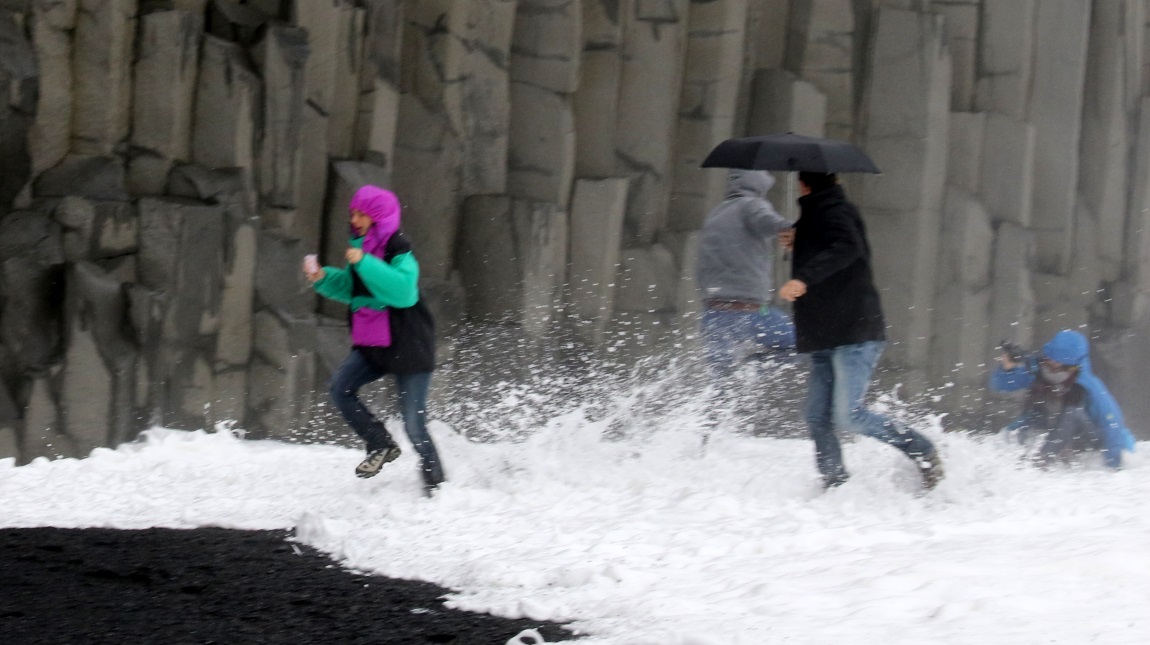 Knock one person over