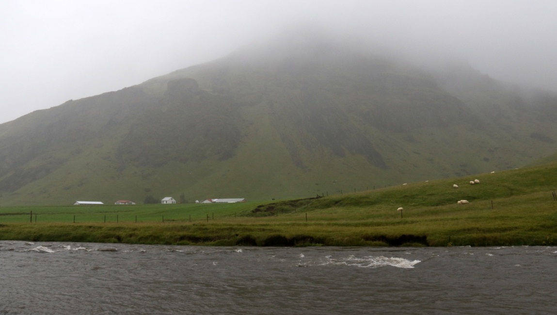 River after the falls