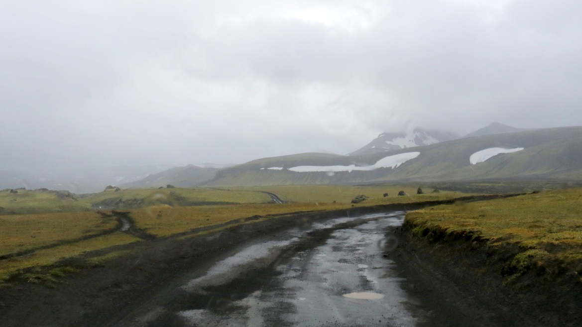Lightly raining