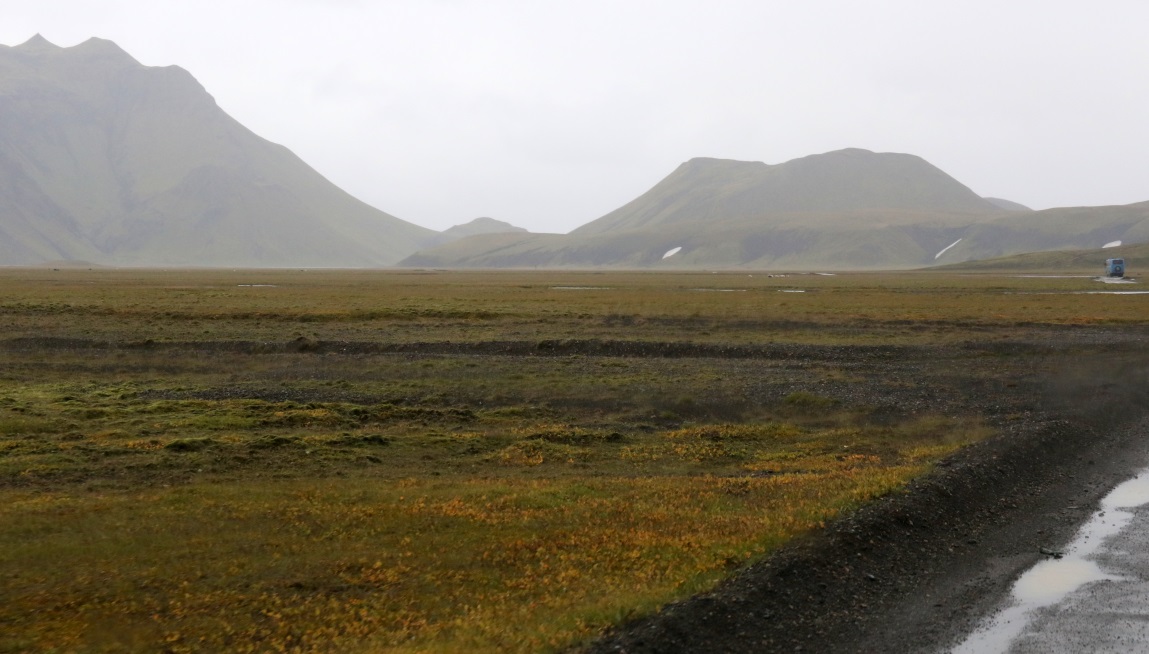 Road is in decent condition