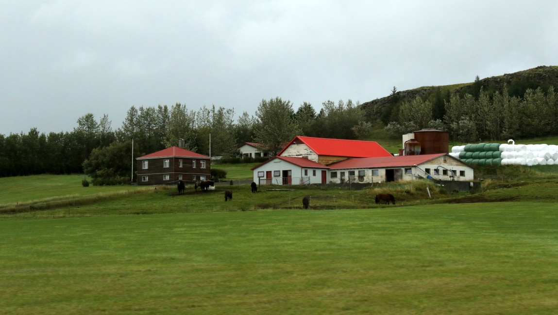 Large hay farm