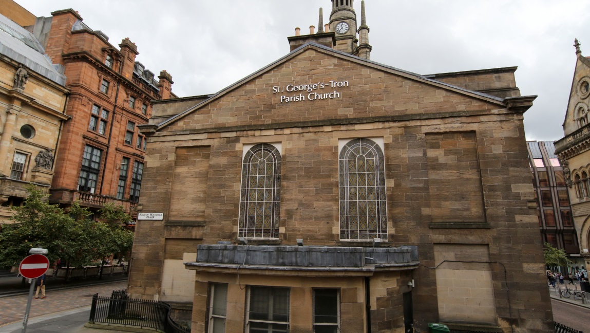 Closer view of St. George's Tron